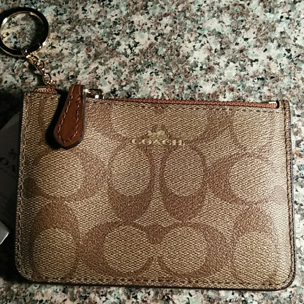 Signature Canvas Coin purse/ Wrislet/ Card holder